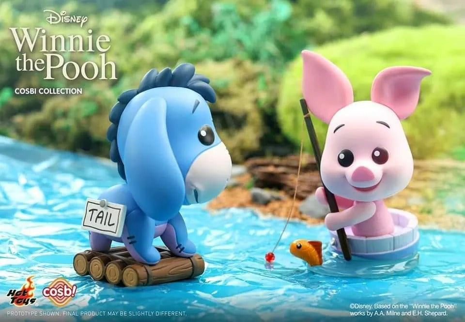 Disney Cosbi Mini Figures Winnie the Pooh 8 cm Blind Box Display Box Qty 8