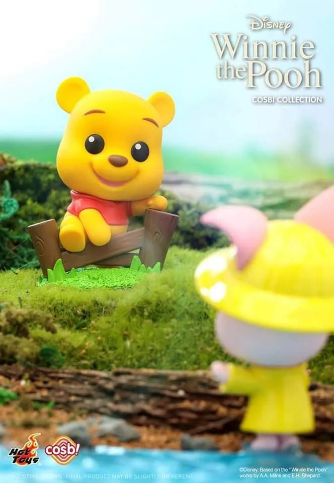 Disney Cosbi Mini Figures Winnie the Pooh 8 cm Blind Box Display Box Qty 8