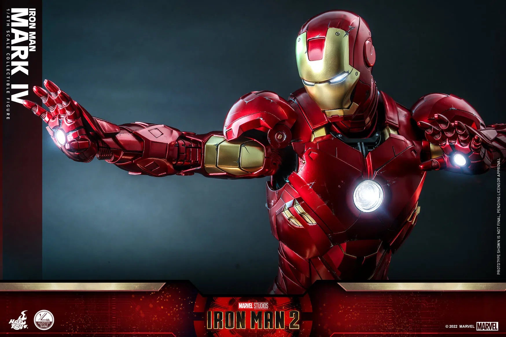 Iron Man: MKIV: Iron Man 2: Marvel: Quarter Scale: QS020: Hot Toys