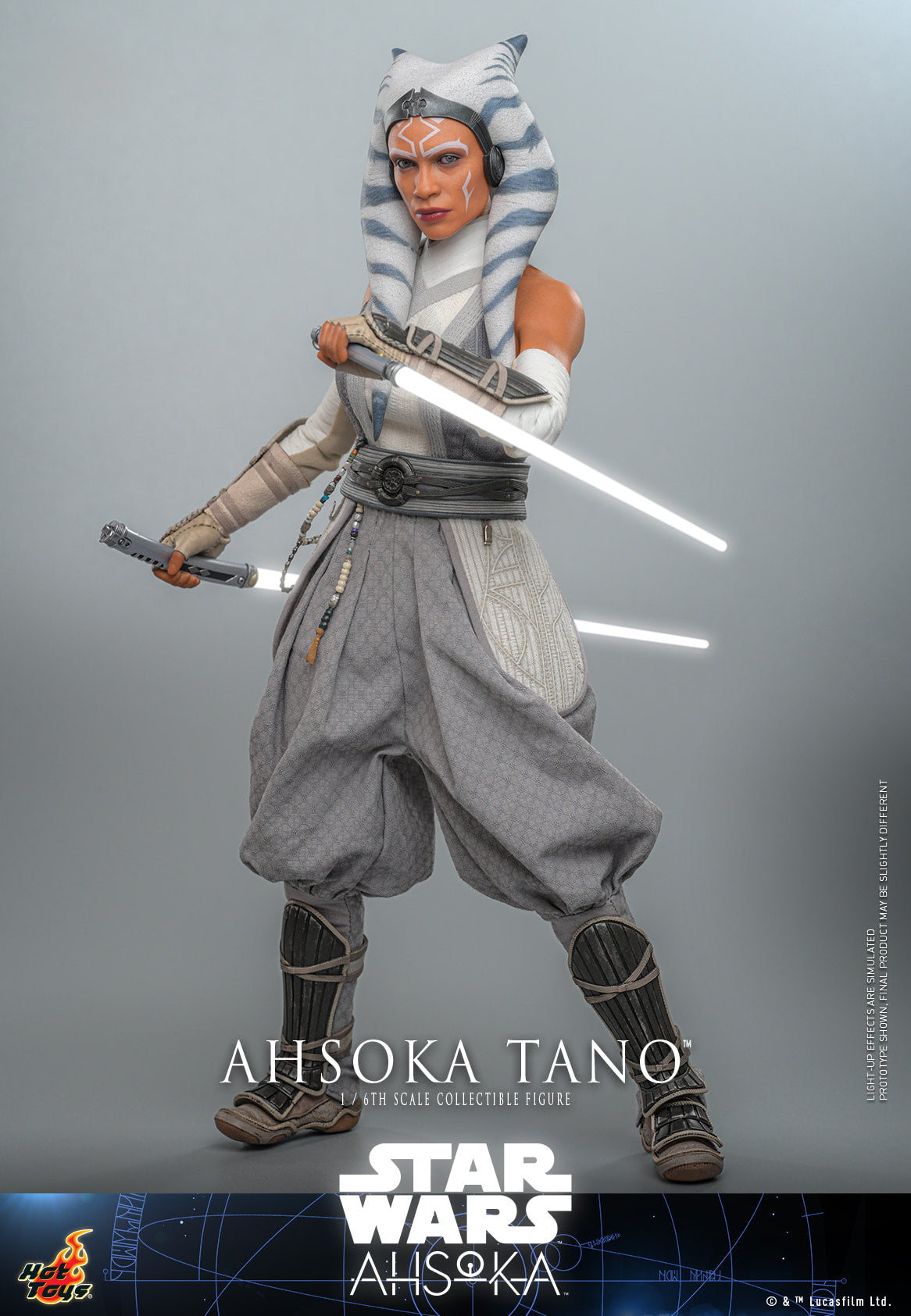 Ahsoka Tano: White Version: Star Wars: Ahsoka: Hot Toys