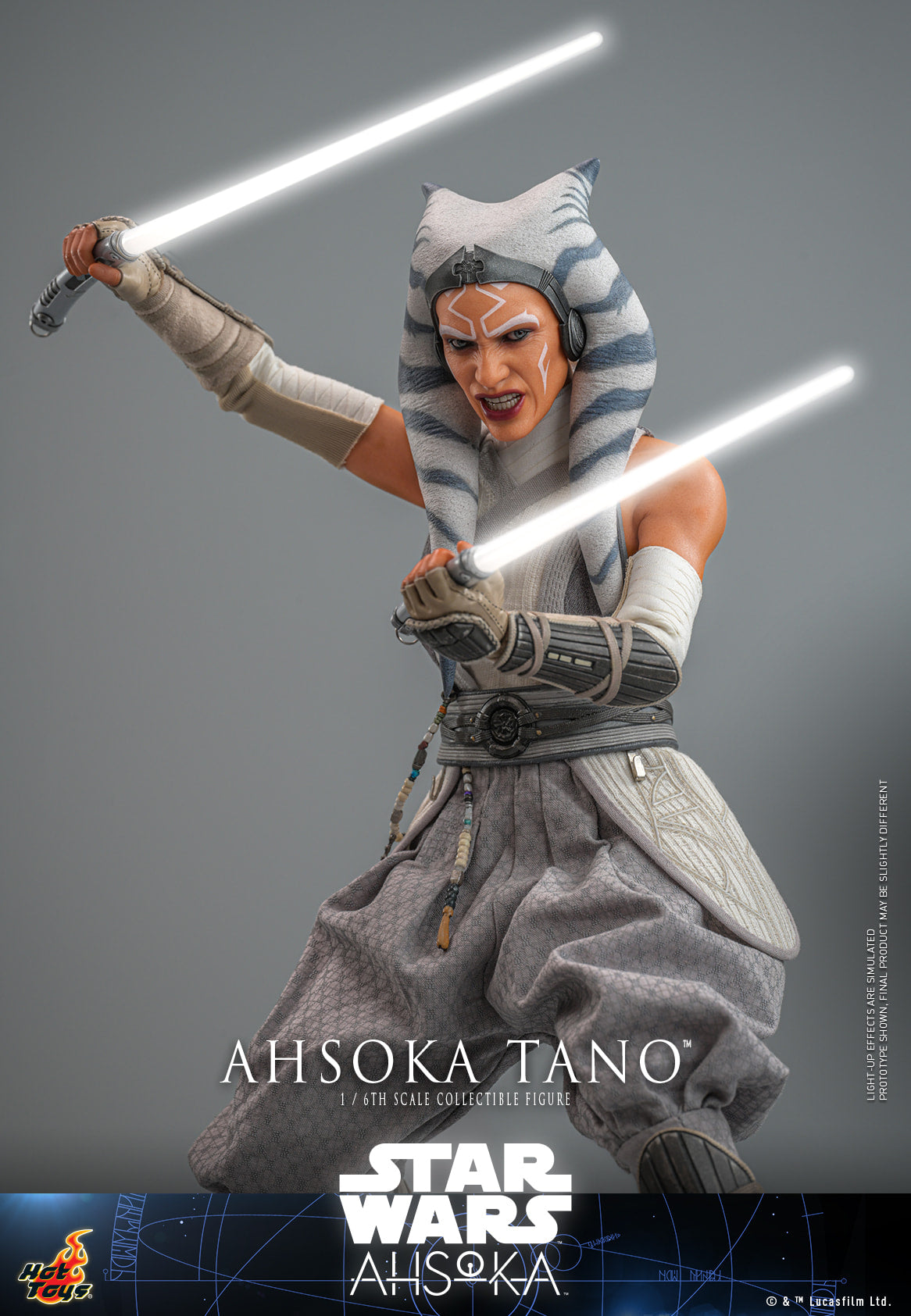 Ahsoka Tano: White Version: Star Wars: Ahsoka: Hot Toys