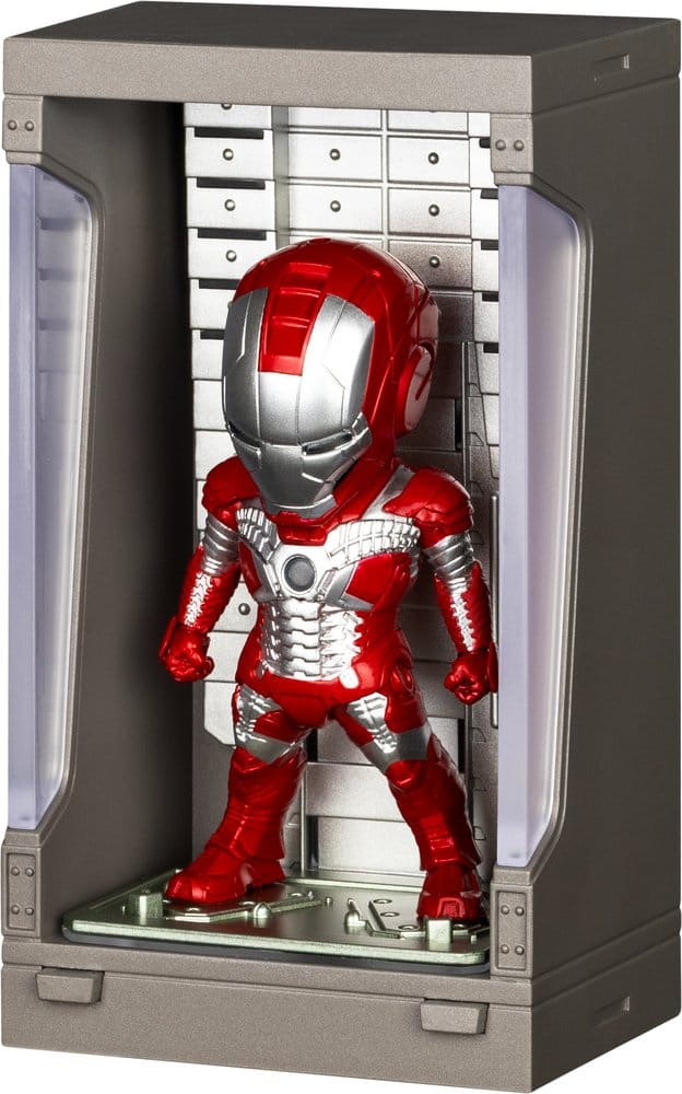 Marvel Mini Egg Mini Figures Iron Man Hall of Armor Blind Box Assortment Box Qty 6 8 cm - Beast Kingdom Toys Mini Figures, Blind Boxes