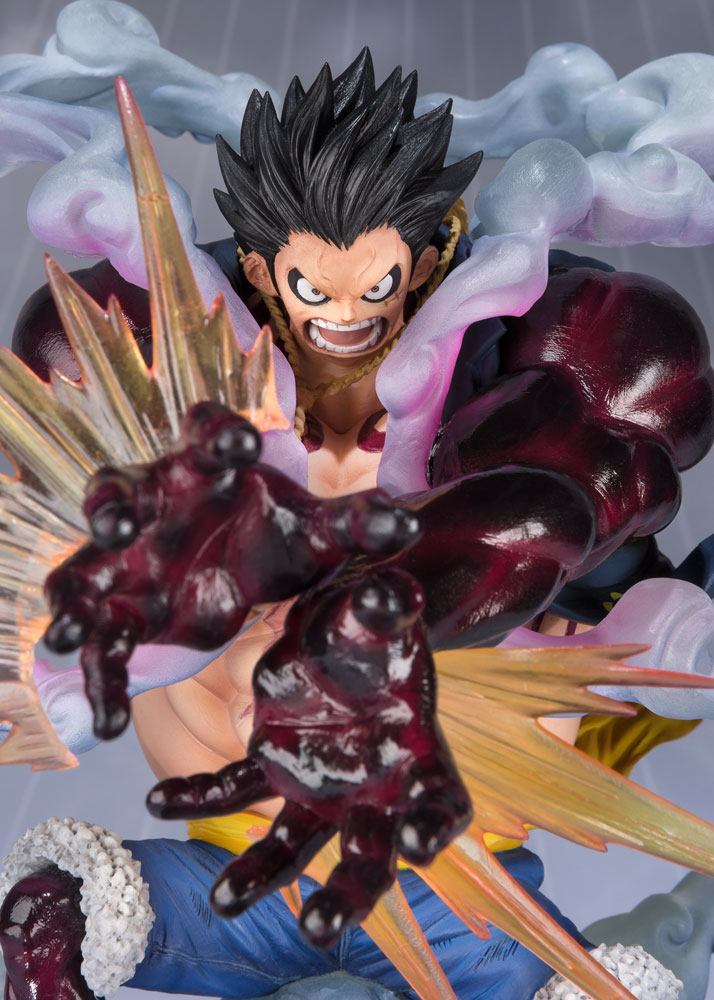 One Piece FiguartsZERO PVC Statue Monkey D. Luffy Gear 4 Leo Bazooka Reissue 18 cm - Bandai Tamashii Nations Statues