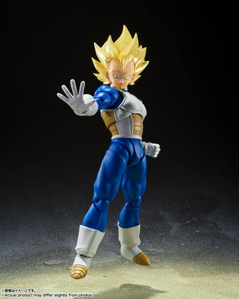 Dragon Ball Z S.H. Figuarts Action Figure Super Saiyan Vegeta (Awakened Super Saiyan Blood) 14 cm - Bandai Tamashii Nations Action Figures