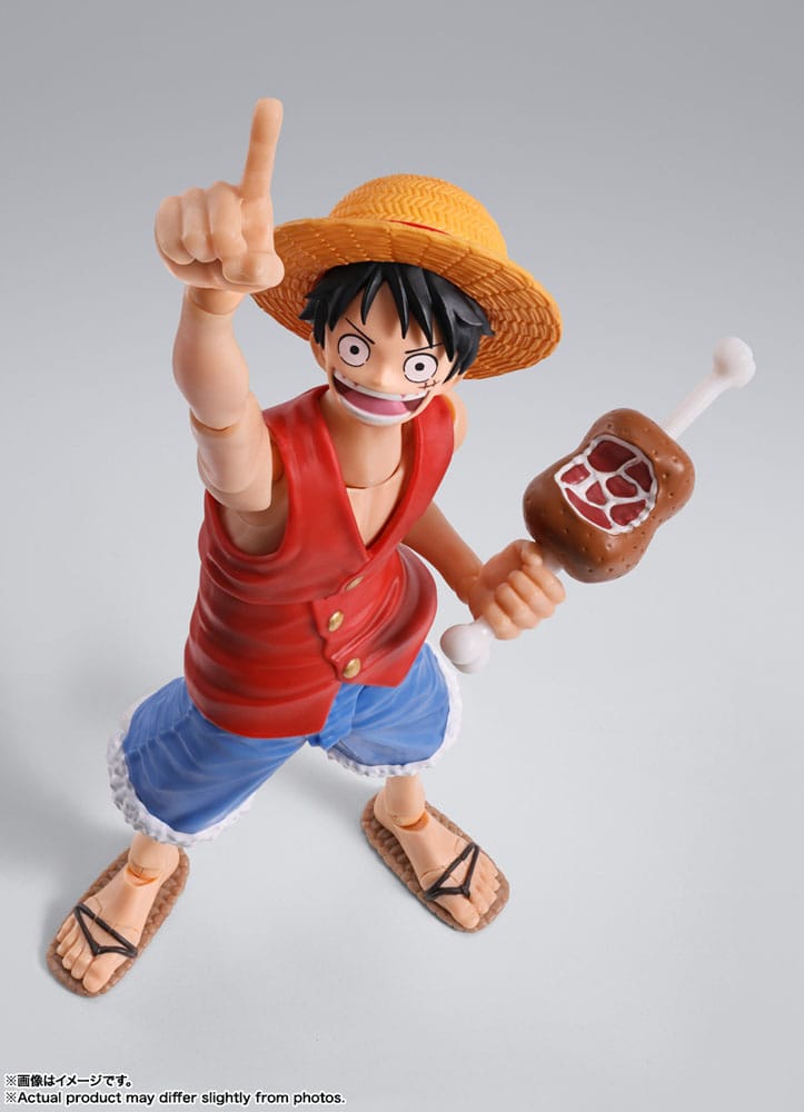 One Piece S.H. Figuarts Action Figure Monkey D. Luffy Romance Dawn 15 cm - Bandai Tamashii Nations Action Figures