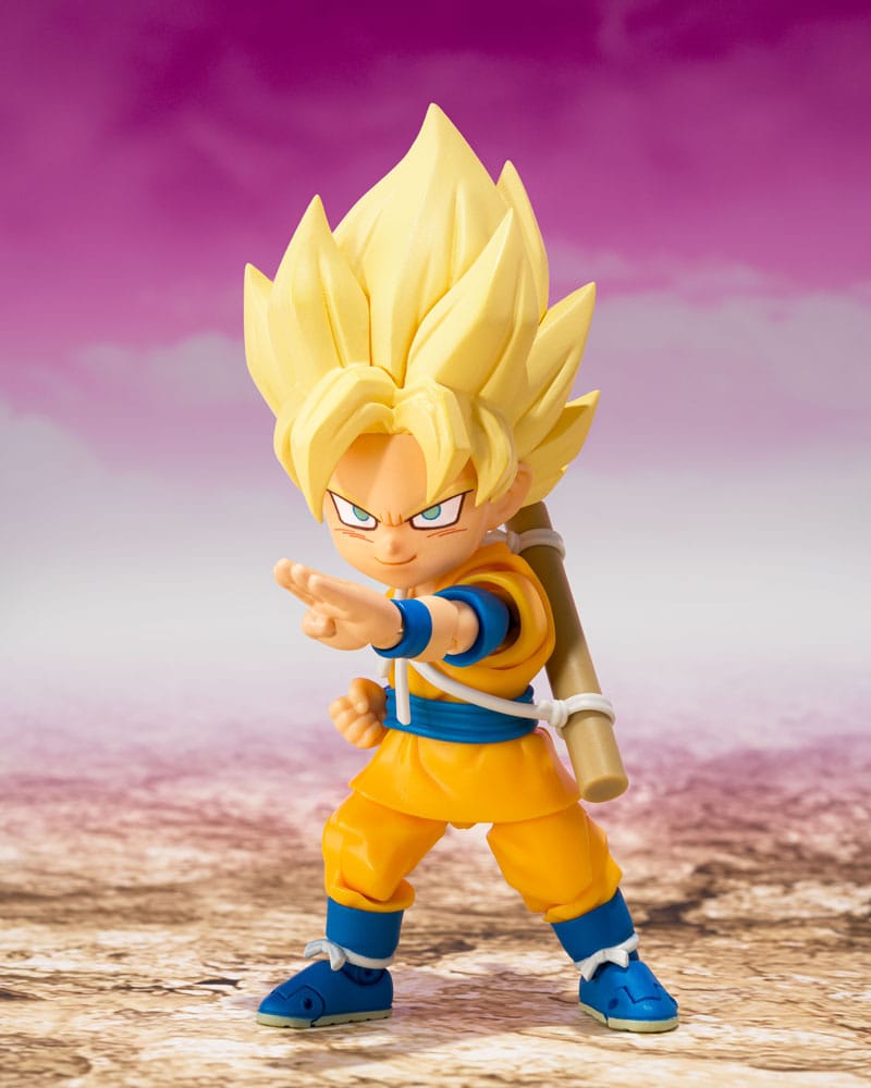 Dragon Ball S.H.Figuarts Action Figure Super Saiyan Son Goku (mini) Daima 8 cm - Bandai Tamashii Nations Action Figures