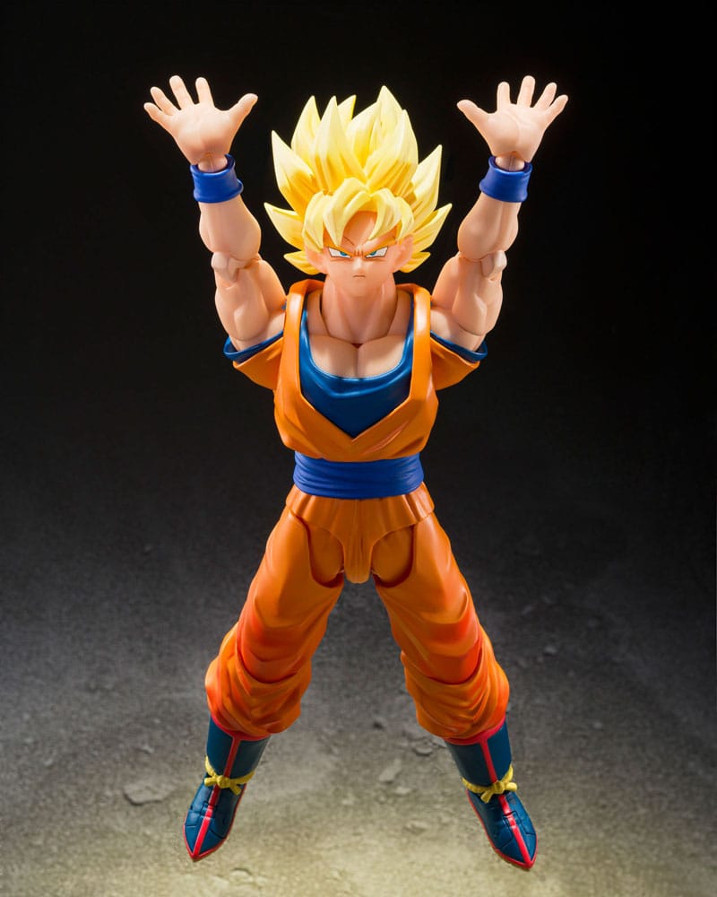 Dragon Ball Z S.H.Figuarts Action Figure Super Saiyan Son Goku The Games Begin Ver. 15 cm - Bandai Tamashii Nations Action Figures