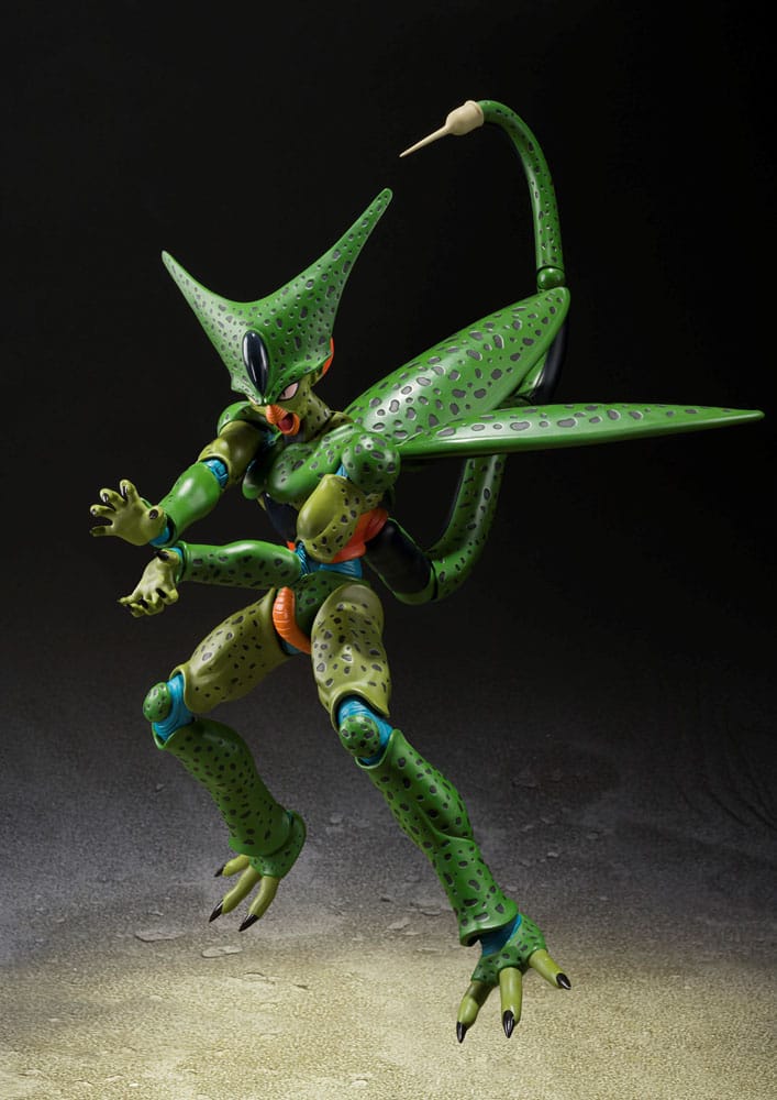 Dragonball Z S.H. Figuarts Action Figure Cell First Form Reissue 17 cm - Bandai Tamashii Nations Action Figures