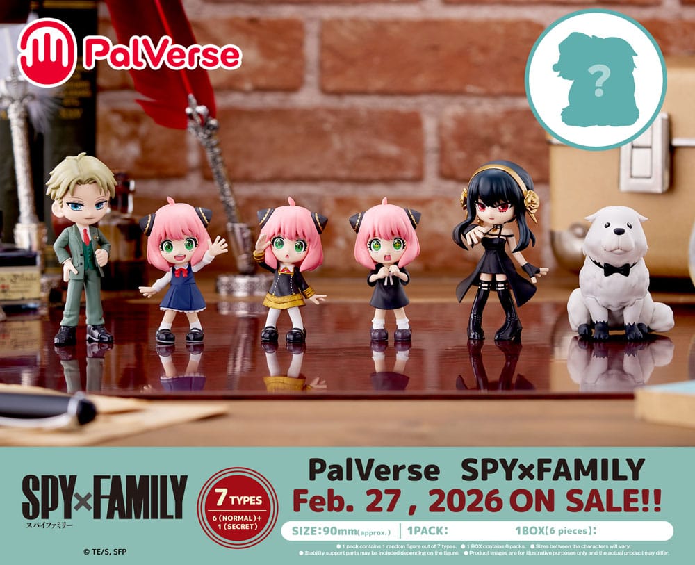 Spy x Family PalVerse PVC Figures Assortment (6)