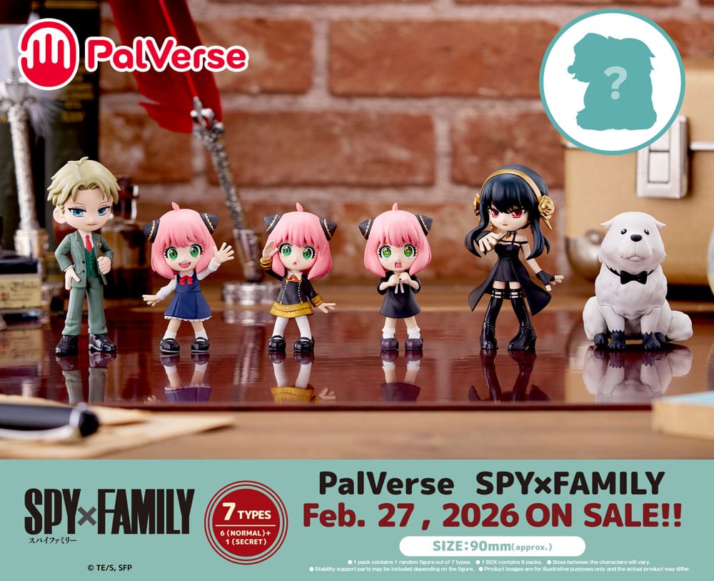 Spy x Family PalVerse PVC Figures Assortment (6)