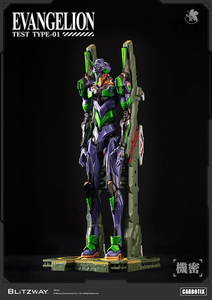 Evangelion Carbotix Action Figure Evangelion Unit-01 Test Type (Standard Ver.) 33 cm - Blitzway Action Figures