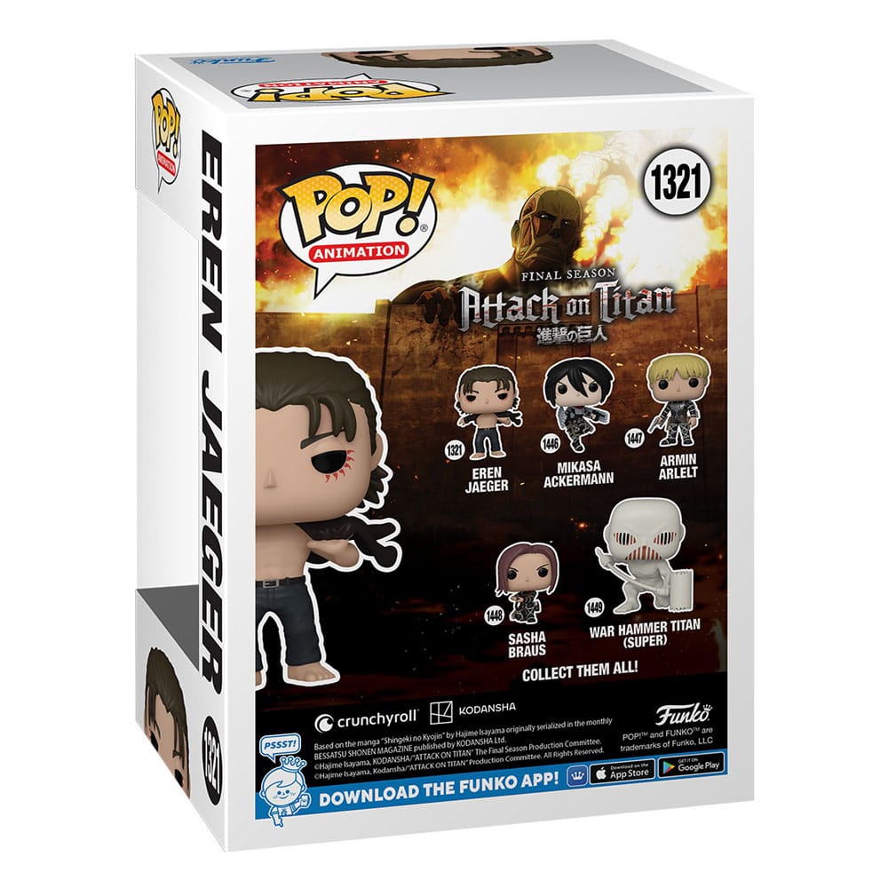 Attack on Titan POP! Animation Vinyl Figure Eren Jeager - Funko Pop! Figures