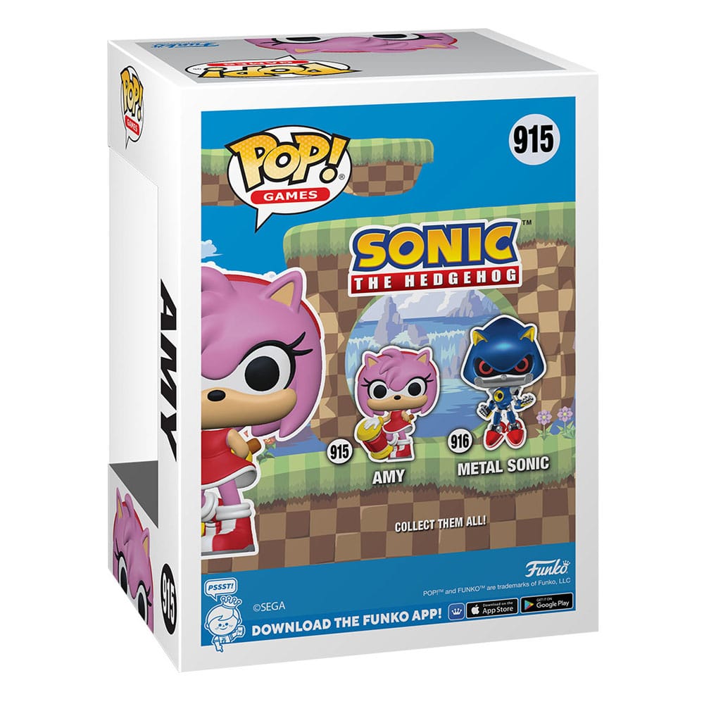 Sonic the Hedgehog POP! Games Vinyl Figure Amy Rose - Funko Pop! Figures