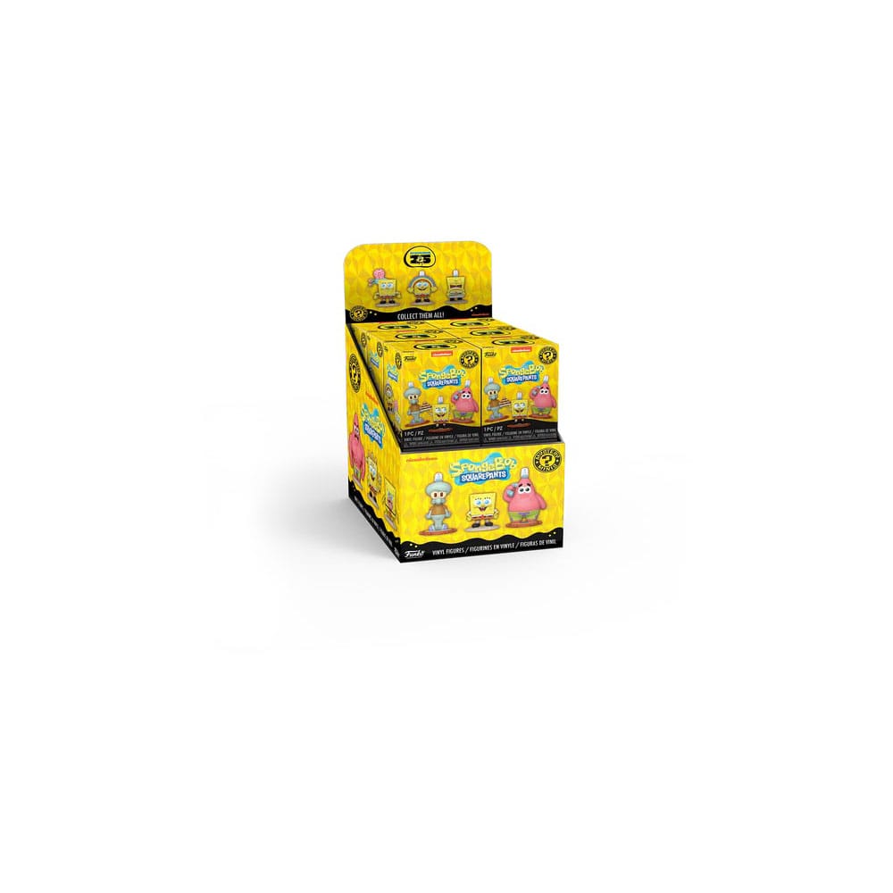 SpongeBob SquarePants Mini Figures 25th Anniversary 5 cm Display (12) - Funko Blind Boxes, Mini Figures & Capsule Toys