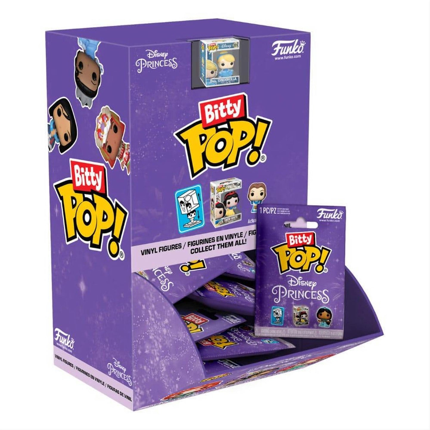 Disney Princesses Bitty POP! Vinyl Figure Display 36 Princesses 2,5 cm - Funko Pop! Figures