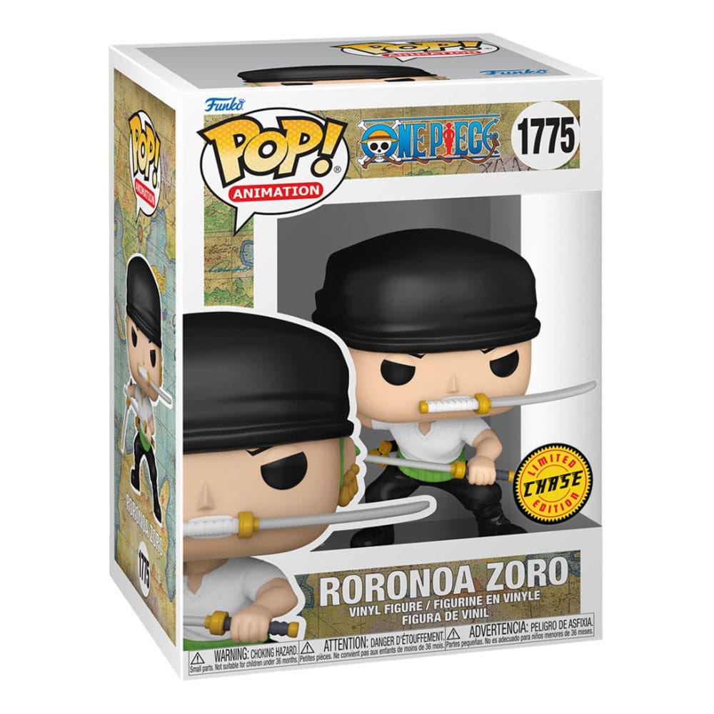 One Piece POP! Animation Vinyl Figures Zoro (Refresh) w/Ch Assortment Box Qty 6