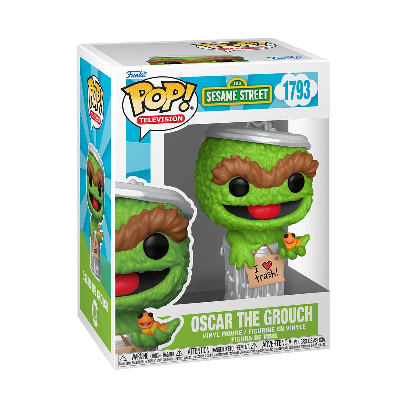Sesame Street: Pop! Television #1793: Oscar the Grouch: Vinyl Figure