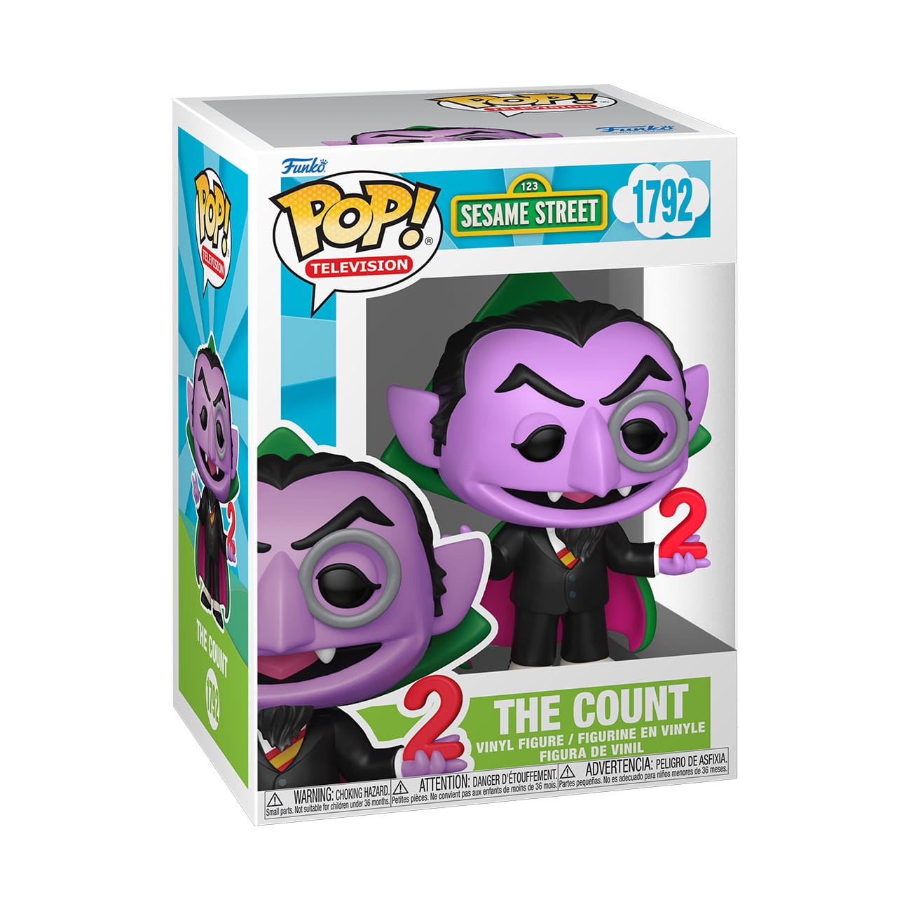 Sesame Street: Pop! Television #1792: The Count: Vinyl Figure