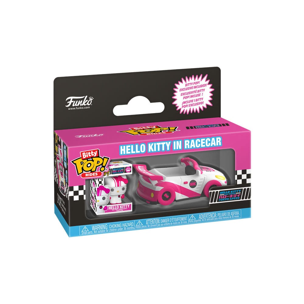 Sanrio Bitty POP! Ride Vinyl Figure Racecar w/HK 2,5 cm - Funko POP! Figures