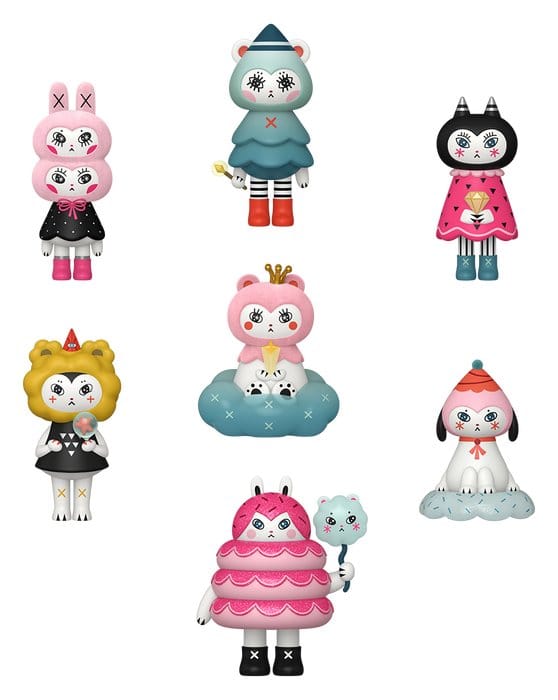 Funko-Legacy POP! PremBB Vinyl Figures Wonder Club PCQ with Chase Assortment (6)