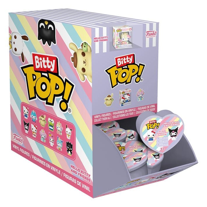 Hello Kitty&Friends POP! Vinyl Figure Hearts PDQ Display Box Qty 24 2,5 cm - Funko Pop! Figures