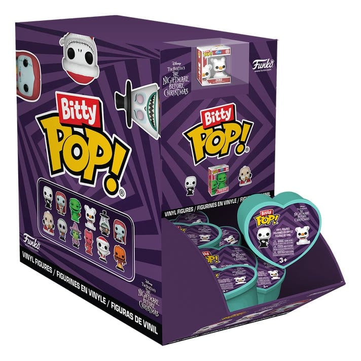 Nightmare Before Christmas POP! Vinyl Figure Hearts Classic PDQ Display Box Qty 24 2,5 cm - Funko Pop! Figures