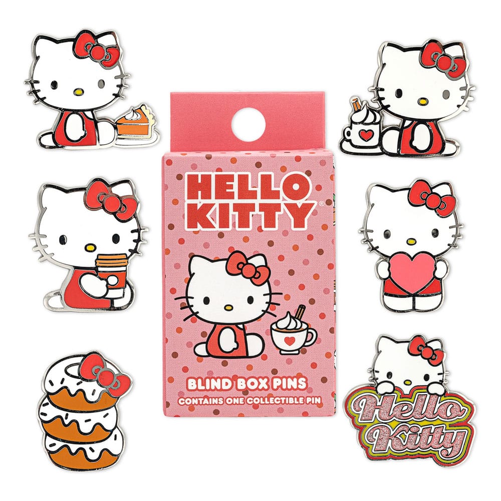 Hello Kitty POP! Enamel Pins Characters 3 cm Assortment Box Qty 12