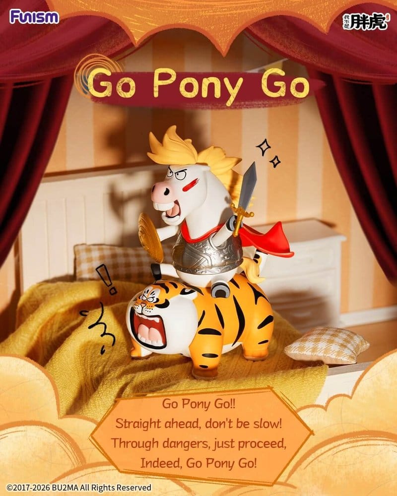 Alexander The Fat TigerBlind Box Mini Figures The Real Crazy Horse Display Box Qty 8 - Funism Mini Figures, Blind Boxes