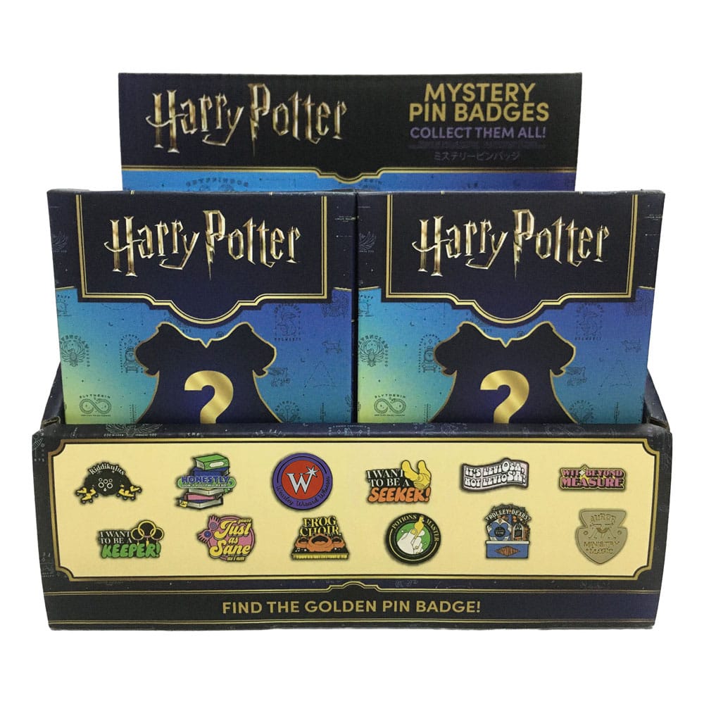 Harry Potter Pin Badge Mystery Pin Badge Display Box Qty 12