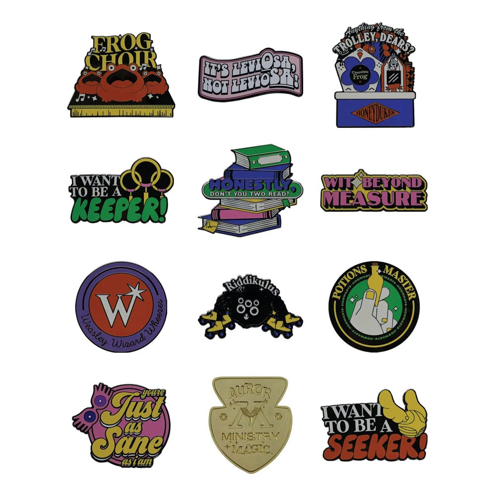 Harry Potter Pin Badge Mystery Pin Badge Display Box Qty 12