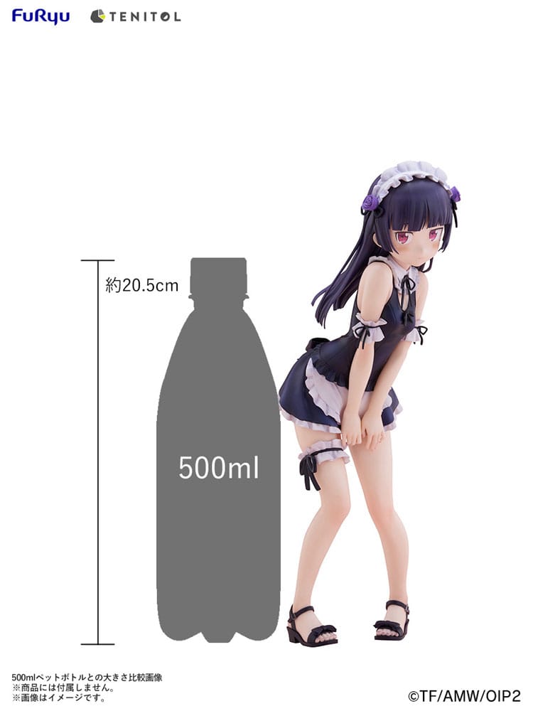 Ore no Imouto ga Konna ni Kawaii Wake ga Nai. Tenitol Tall PVC Statue Kuroneko swimsuits maid Ver. 27 cm - Furyu Statues