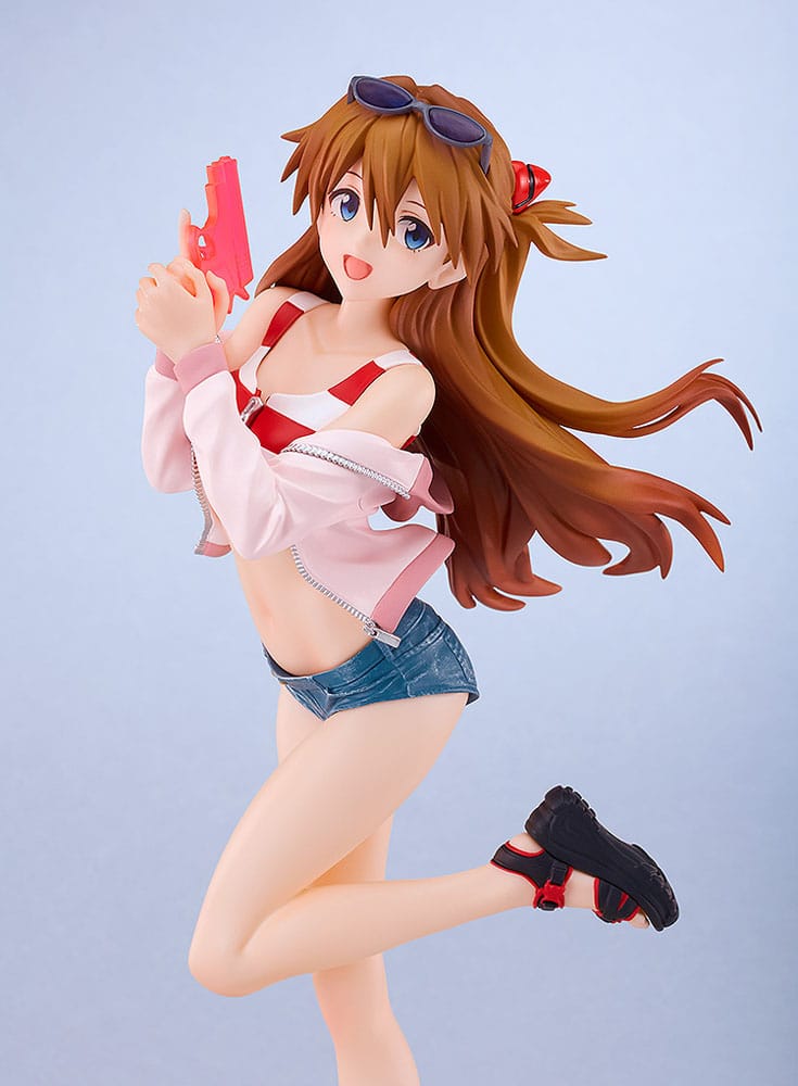 Rebuild of Evangelion Pop Up Parade L PVC Statue Beach Queens: Asuka Shikinami Langley 22 cm - Good Smile Company Statues