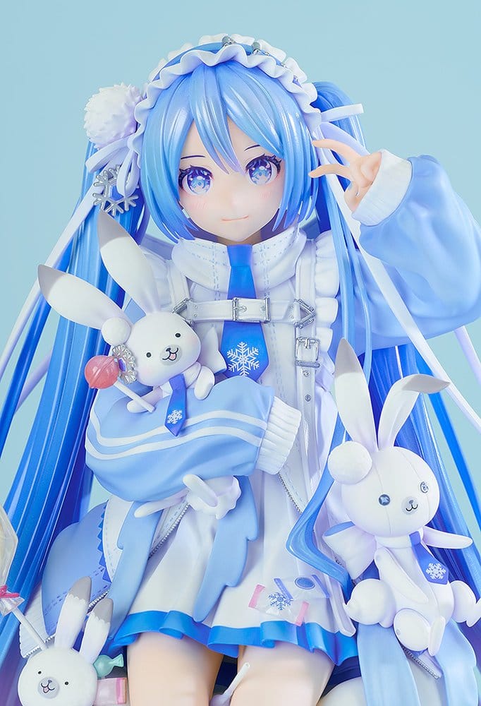 Character Vocal Series 01: Hatsune Miku PVC Statue 1/7 Snow Miku: Yukiiro Pop Ver. 24 cm - Good Smile Company Statues