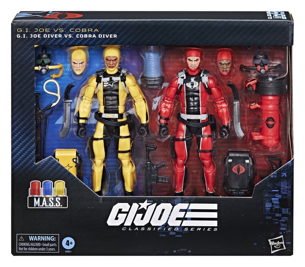 G.I. Joe Classified Series Action Figure 2-Pack #169 G.I. Joe Diver vs. Cobra Diver