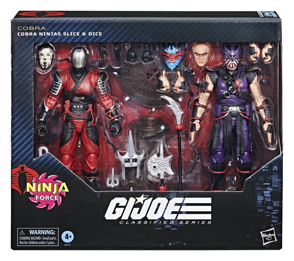 G.I. Joe Classified Series Action Figure 2-Pack #160 Cobra Ninjas Slice & Dice