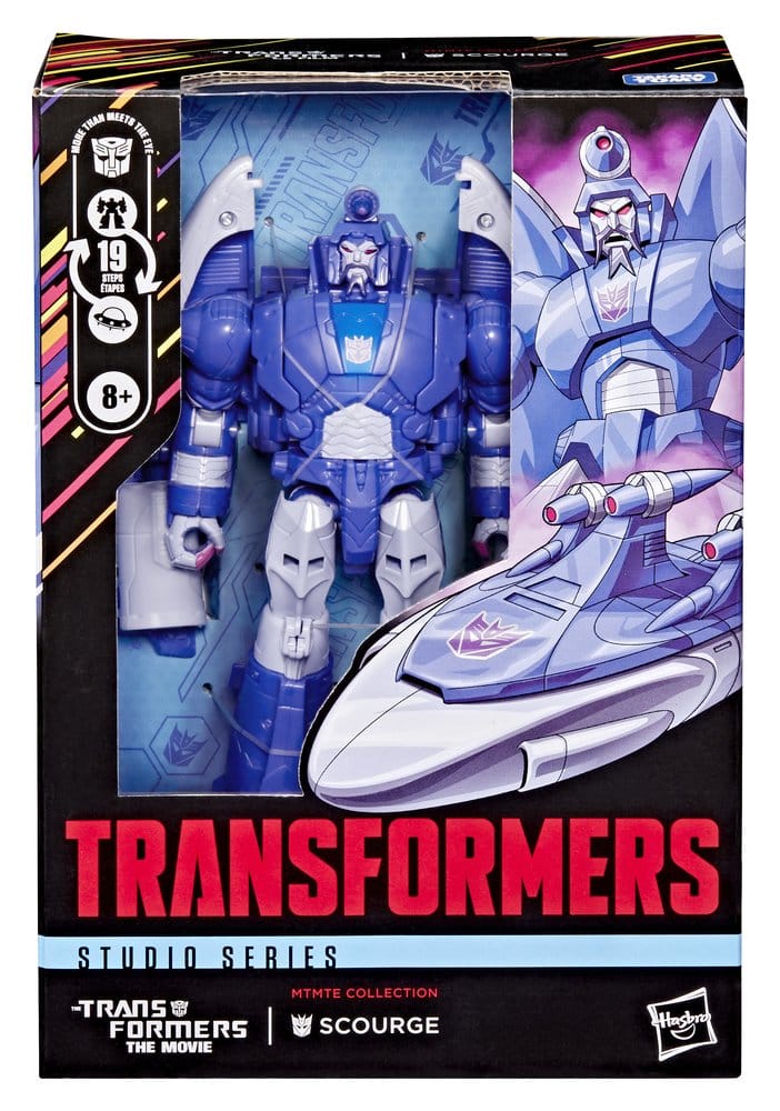 The Transformers: The Movie Studio Series Voyager Class Action Figure MTMTE Collection: Scourge 17 cm - Hasbro Action Figures