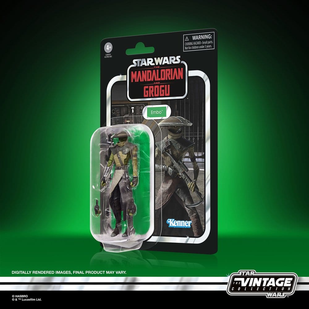 Star Wars: The Mandalorian and Grogu Vintage Collection Action Figure Embo - Hasbro Action Figures