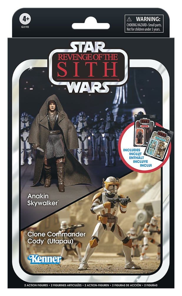 Star Wars Episode III Vintage Collection Action Figure 2-Pack Anakin Skywalker & Clone Commander Cody (Utapau)