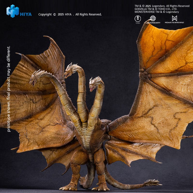 Godzilla: King of the Monsters 2019 Exquisite Basic Action Figure King Ghidorah 2.0 25 cm - Hiya Toys Action Figures
