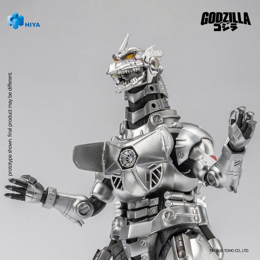 Godzilla Against Mechagodzilla Box Qty 2002 Exquisite Basic Series Action Figure Mechagodzilla MFS-3 20 cm - Hiya Toys Action Figures