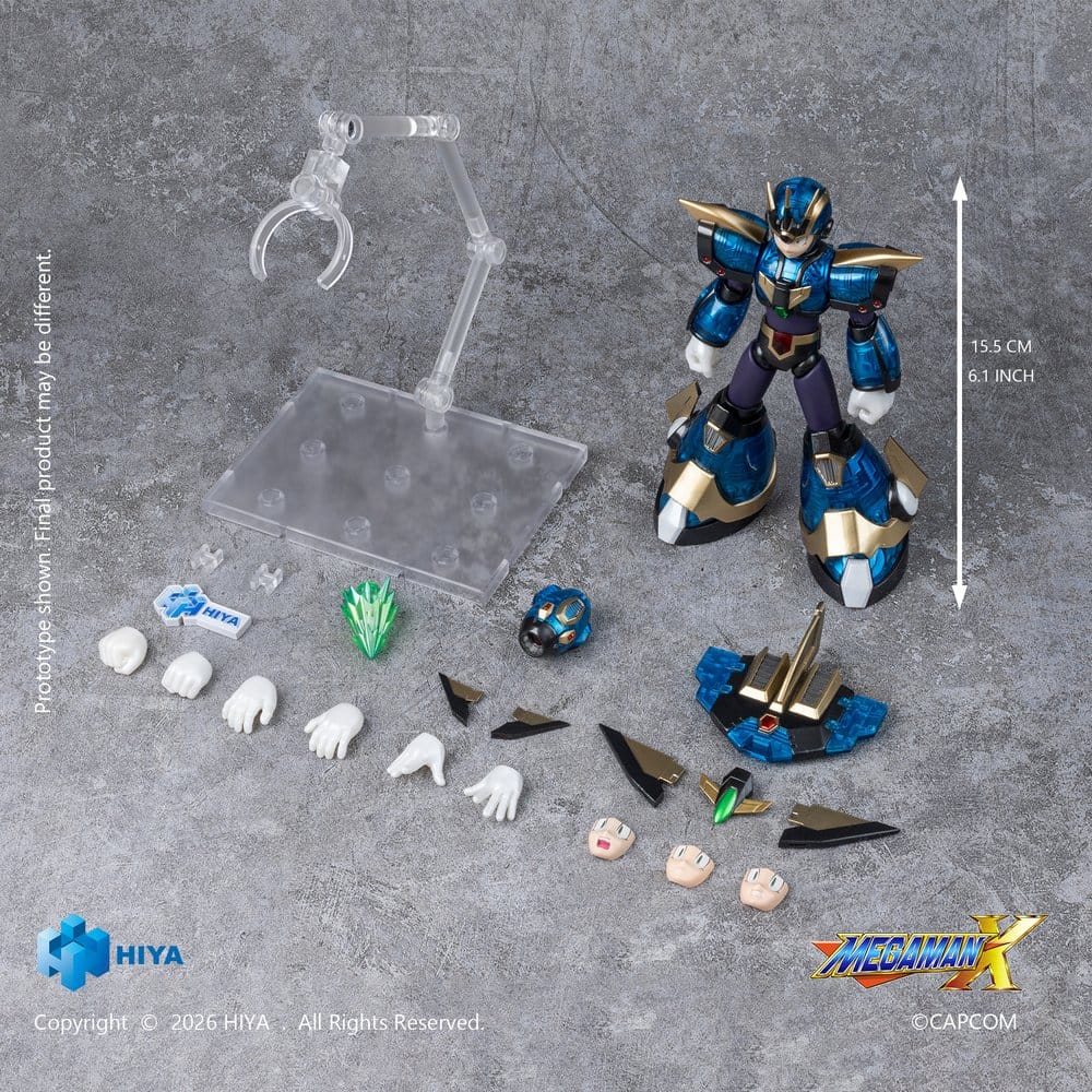 Mega Man X Exquisite Basic Action Figure X Ultimate Armor Version 16 cm - Hiya Toys Action Figures