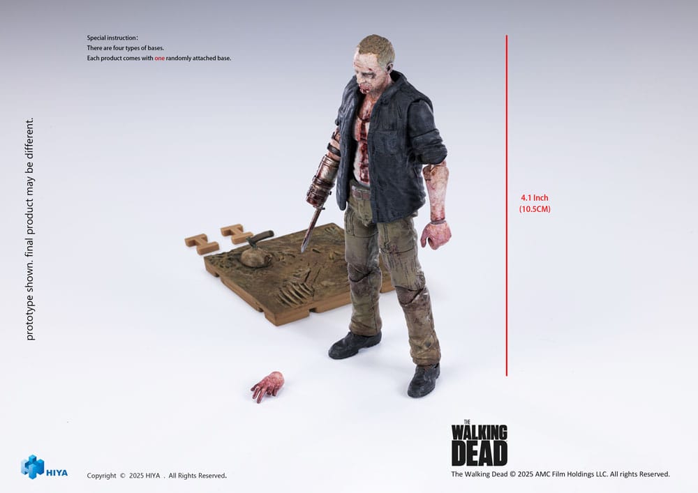 The Walking Dead Exquisite Mini Series Actionfigur 1/18 Merle 11 cm