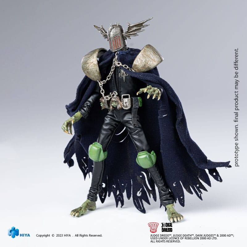 Judge Dredd Exquisite Super Series Actionfigur 1/12 Judge Fear 17 cm - Hiya Toys Action Figures