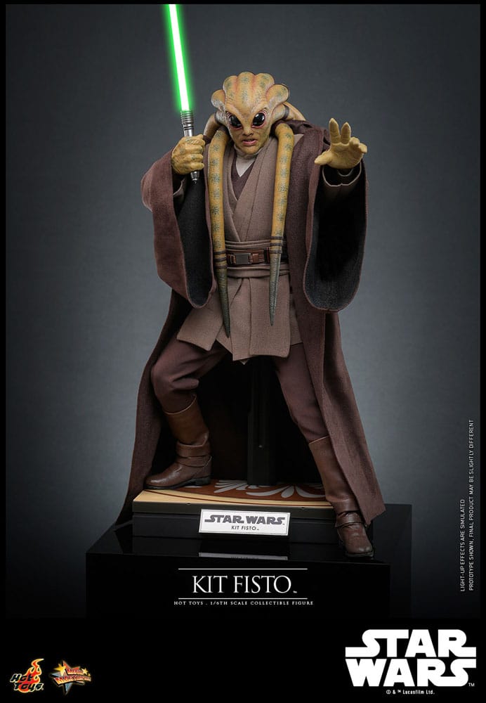 Star Wars Movie Masterpiece Action Figure 1/6 Kit Fisto 32 cm - Hot Toys Action Figures
