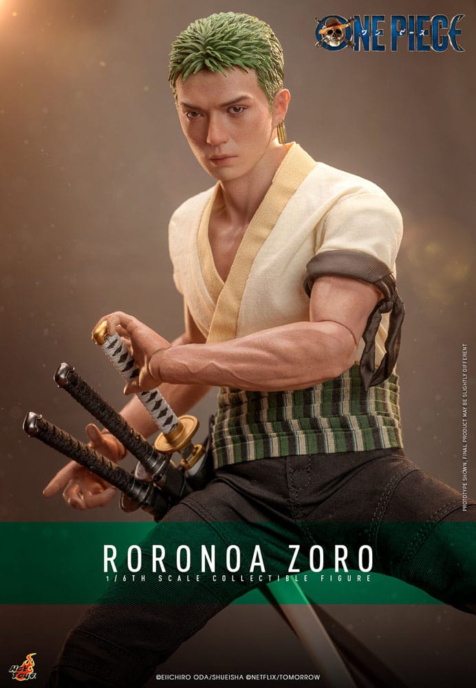 One Piece (Netflix): Roronoa Zoro: 1/6 Scale Action Figure - Hot Toys Action figures
