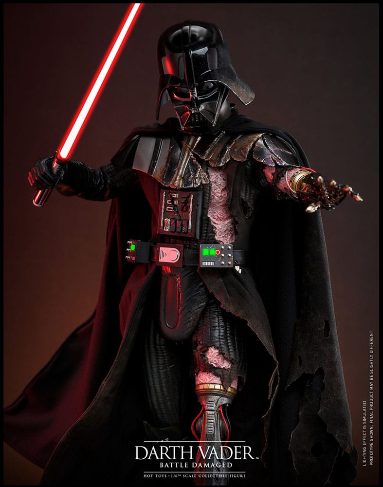 Star Wars: Darth Vader (Battle Damaged): 1/6 Scale Action Figure