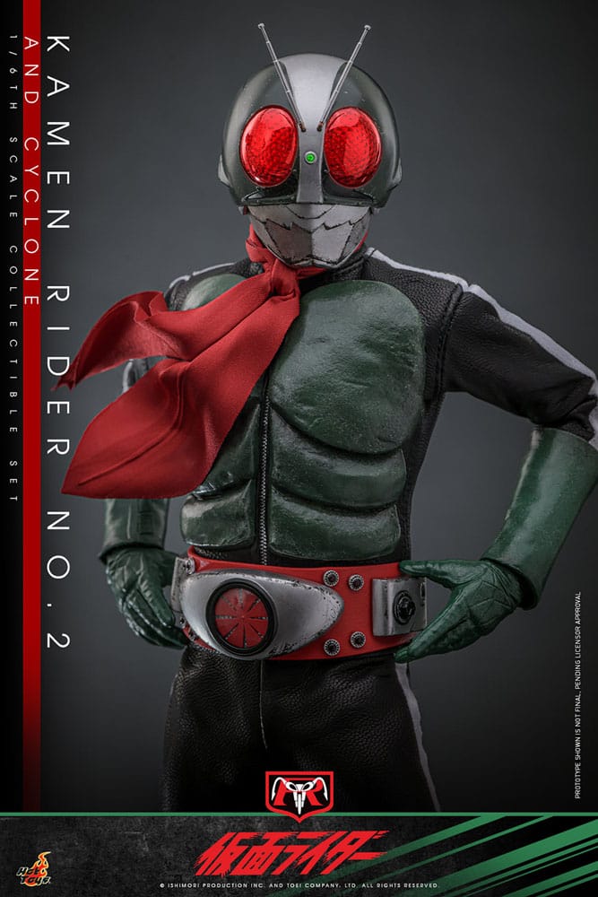 Kamen Rider: Kamen Rider No. 2 and Cylone: 1/6 Scale Action Figure Set
