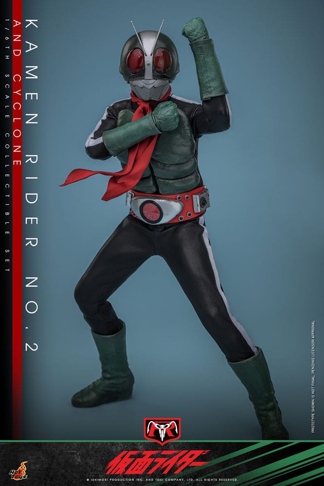 Kamen Rider: Kamen Rider No. 2 and Cylone: 1/6 Scale Action Figure Set