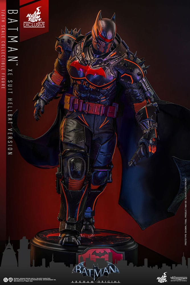 Batman Arkham Origins Videogame Masterpiece Action Figure 1/6 XE Suit Hellbat Version Hot Toys Exclusive