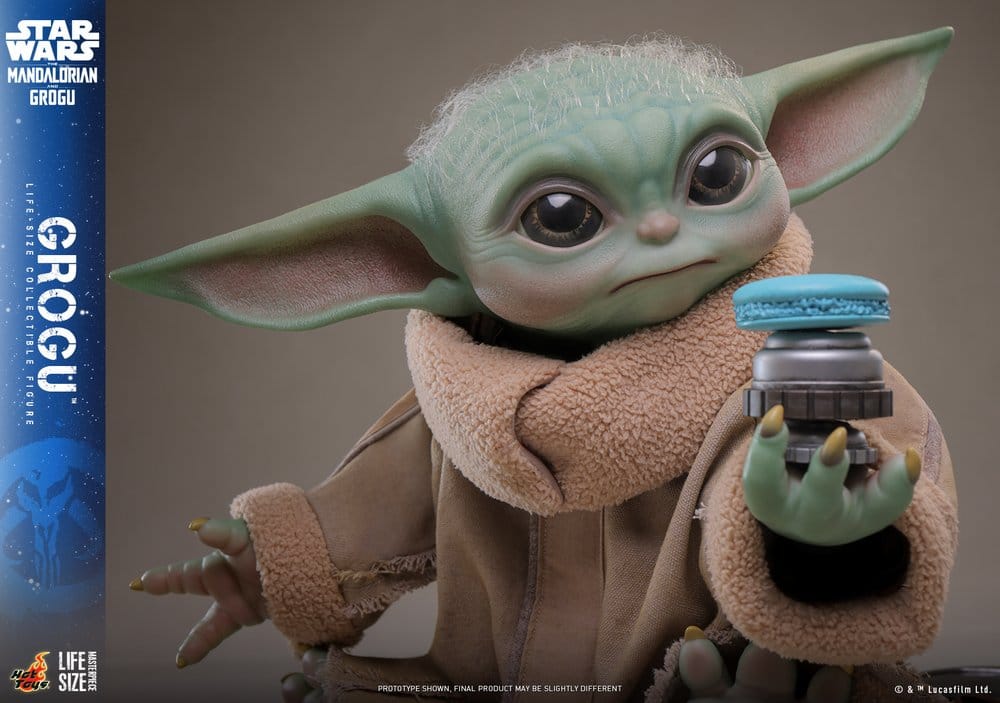 Star Wars: The Mandalorian & Grogu Life-Size Figure Grogu 38 cm - Hot Toys Action Figures